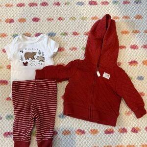 Carter's Red and White Kids Matching Set